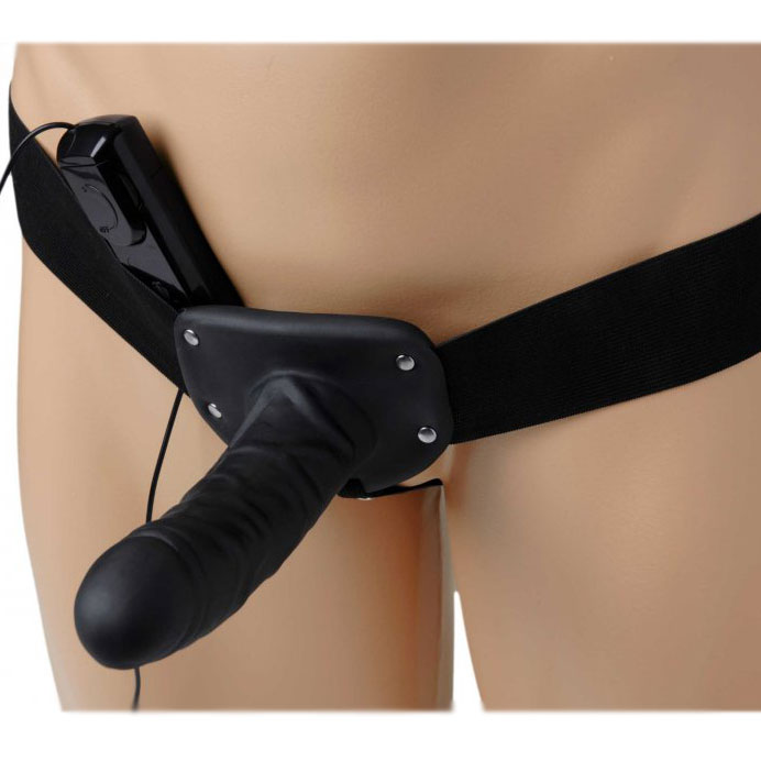 Vibrant Pleasure Silicone Strap On with Adjustable Straps