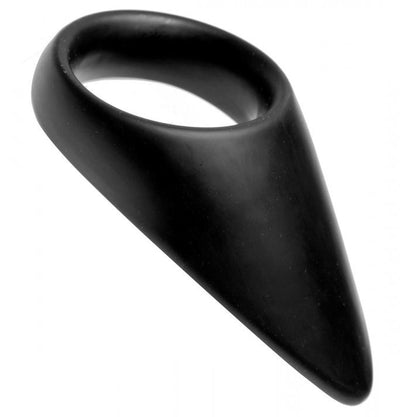 Silicone Taint Teaser Black Cock Ring and Perineum Stimulator