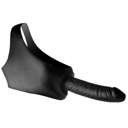 Master Series Black Face Strap On with Mouth Gag and Dildo