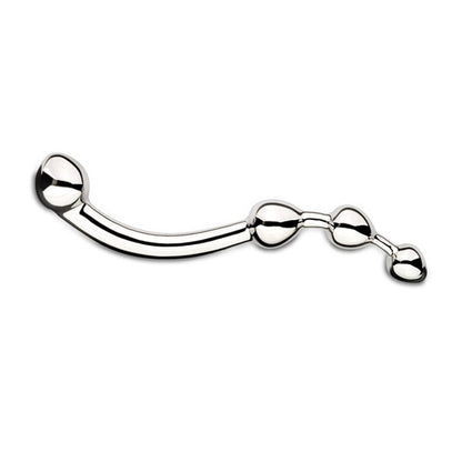Njoy Polished Silver Fun Wand Stainless Steel Dildo