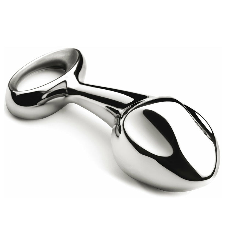 Njoy Silver Extra Large Stainless Steel Butt Plug