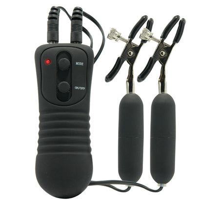 Fetish Fantasy Series Black Vibrating Nipple Clamps
