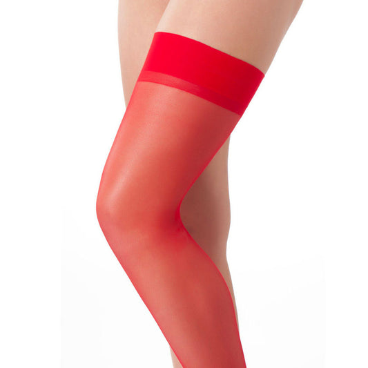 Rimba Red Nylon Stockings for Seductive Elegance