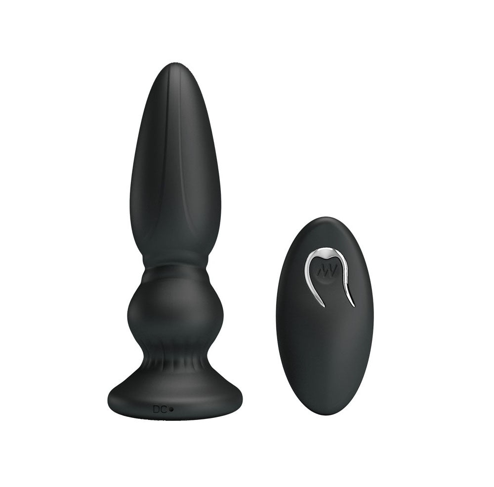 Mr Play Silicone Waterproof Remote Controlled Vibrating Anal Plug