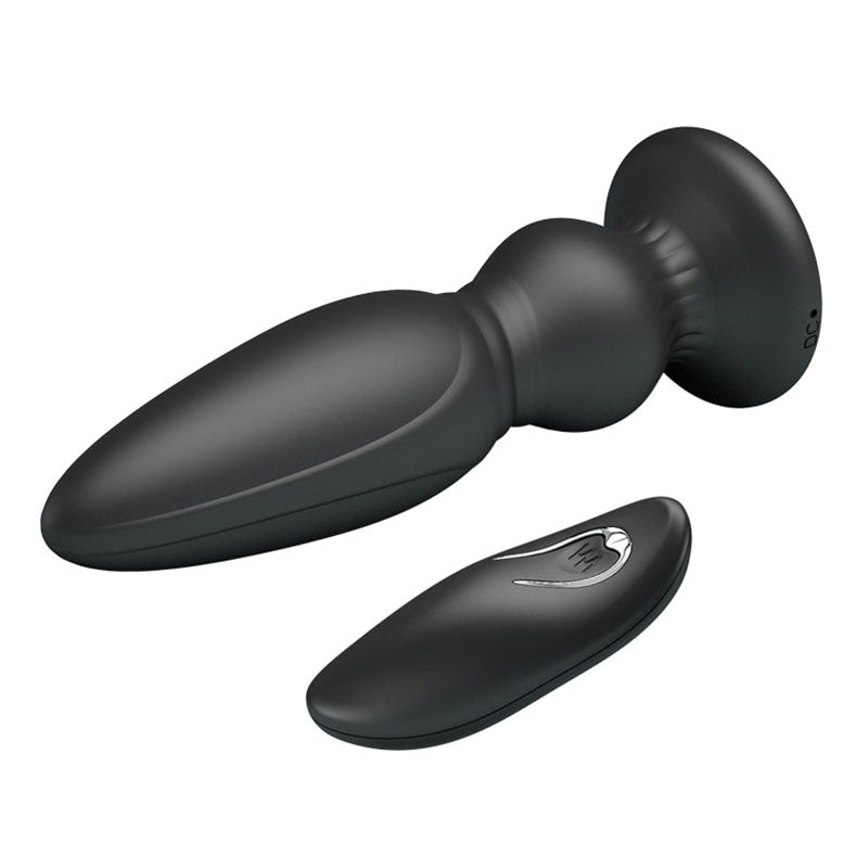 Mr Play Silicone Waterproof Remote Controlled Vibrating Anal Plug