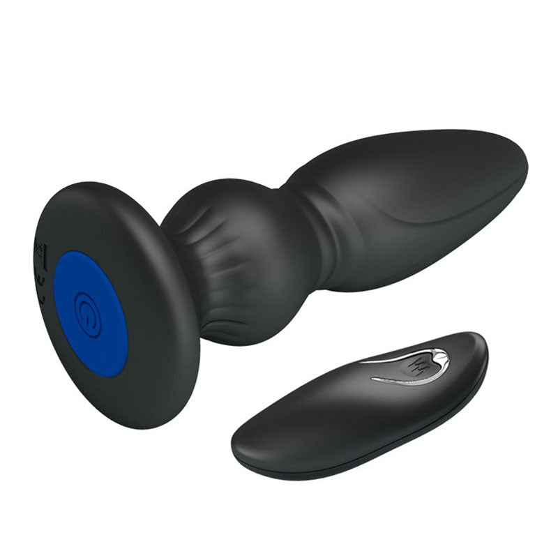 Mr Play Silicone Waterproof Remote Controlled Vibrating Anal Plug