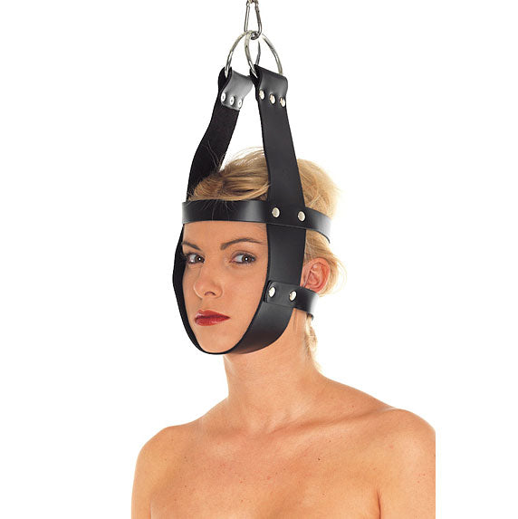 Rimba Black Leather Mask Hanger

