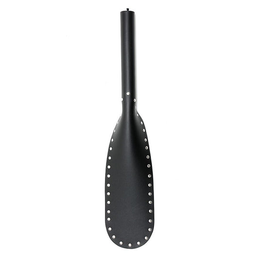 Rimba Black Large Leather Paddle for Bondage Play
