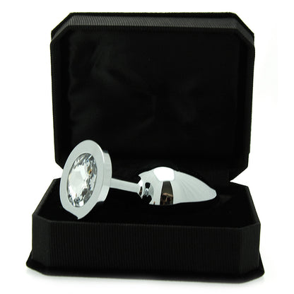 Luxurious Steel Jewelled Crystal Butt Plug in Elegant Design
