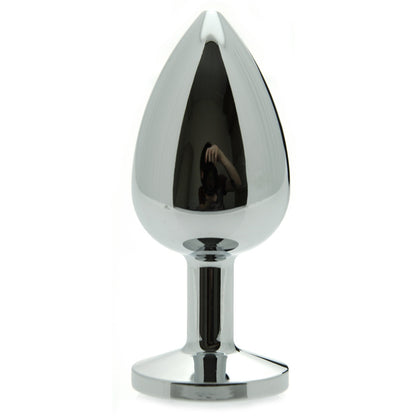 Luxurious Steel Jewelled Crystal Butt Plug in Elegant Design