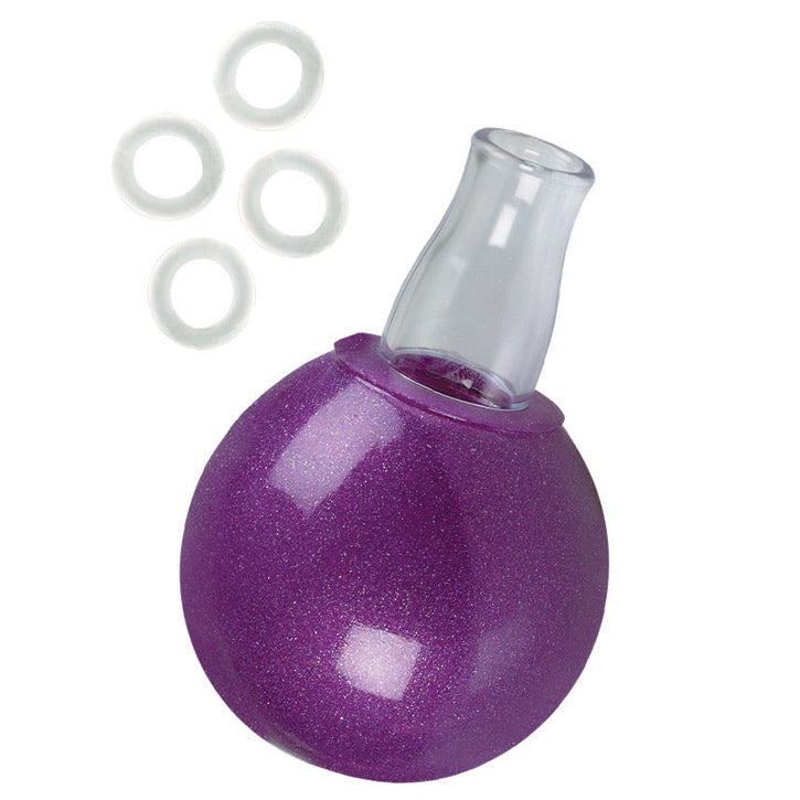 Pleasure Paradise Clear Nipple Bulb Sucker with Rings