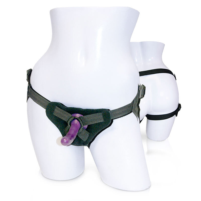 SportSheets Black Adjustable Strap-On Dildo Kit